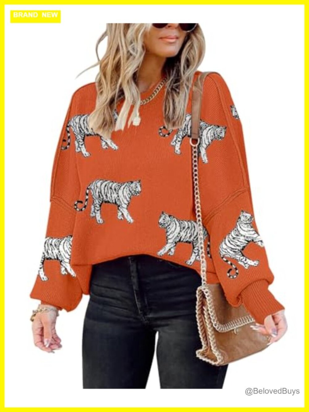 Womens Oversized Batwing Sleeve Knit Pullover Sweater Pearls Cable Knit